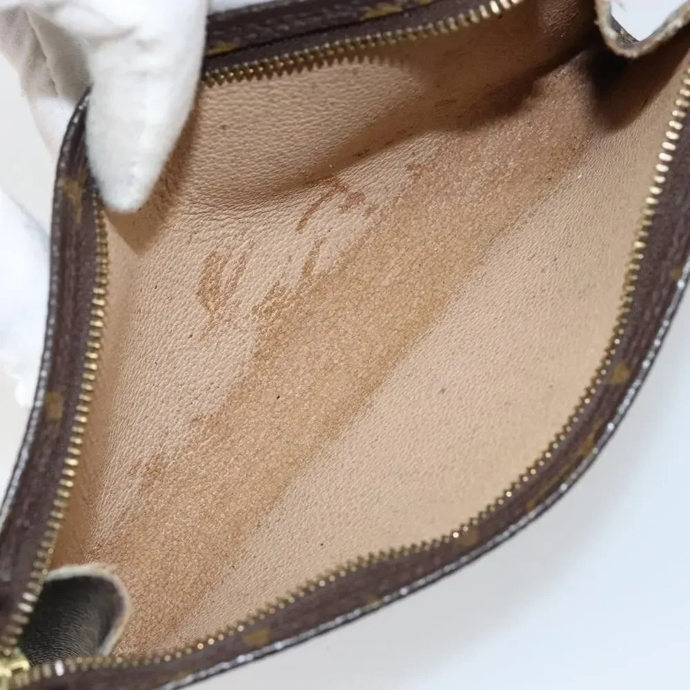 Louis Vuitton Monogram Bucket GM Accessory Pouch Brown